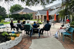 Moraine Ridge Senior Living Facility Library Gallery Photo