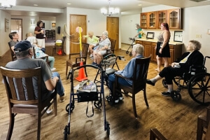 Moraine Ridge Senior Living Facility Library Gallery Photo