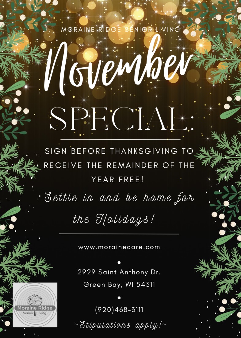 Moraine Ridge | Independent, Assisted & Memory Care | Green Bay, WI - NOVSPECIAL
